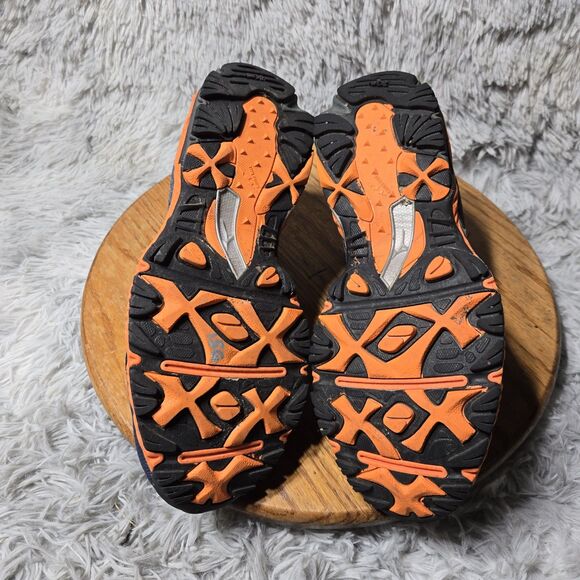 Mizuno Wave Ascend 8 Mens Size 9 UK 8 Trail Running Shoes Orange/Blue Trainers - Picture 6 of 13